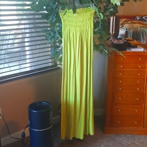 Strapless Maxi Dress-St Patty's Free Ship
